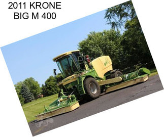 2011 KRONE BIG M 400