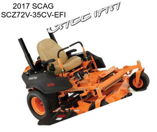 2017 SCAG SCZ72V-35CV-EFI