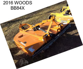 2016 WOODS BB84X