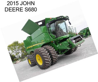 2015 JOHN DEERE S680