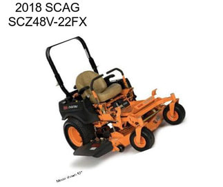 2018 SCAG SCZ48V-22FX