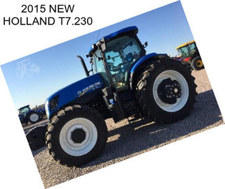 2015 NEW HOLLAND T7.230