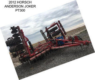 2012 HORSCH ANDERSON JOKER PT300