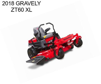 2018 GRAVELY ZT60 XL