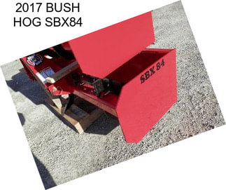 2017 BUSH HOG SBX84