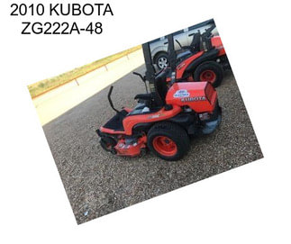 2010 KUBOTA ZG222A-48