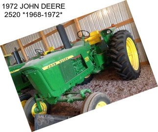 1972 JOHN DEERE 2520 *1968-1972*