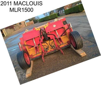 2011 MACLOUIS MLR1500