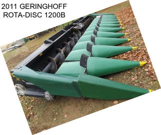 2011 GERINGHOFF ROTA-DISC 1200B