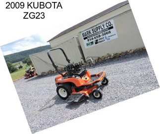 2009 KUBOTA ZG23