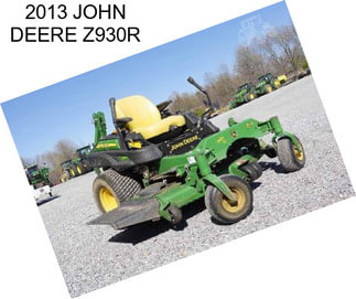 2013 JOHN DEERE Z930R