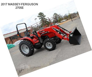 2017 MASSEY-FERGUSON 2705E