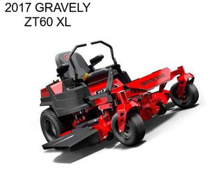 2017 GRAVELY ZT60 XL