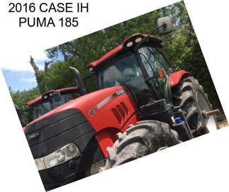 2016 CASE IH PUMA 185