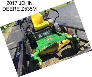 2017 JOHN DEERE Z535M