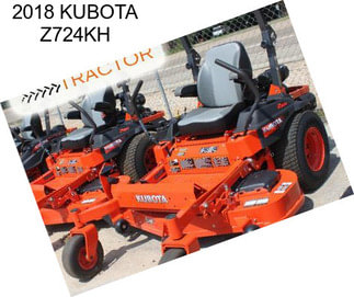 2018 KUBOTA Z724KH