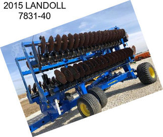 2015 LANDOLL 7831-40