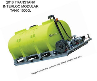 2018 TRANSTANK INTERLOC MODULAR TANK 10000L