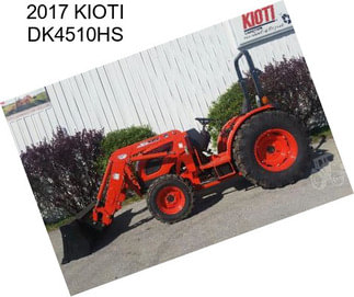 2017 KIOTI DK4510HS