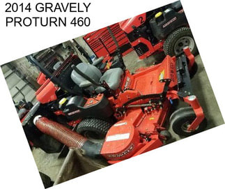 2014 GRAVELY PROTURN 460