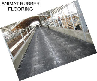 ANIMAT RUBBER FLOORING