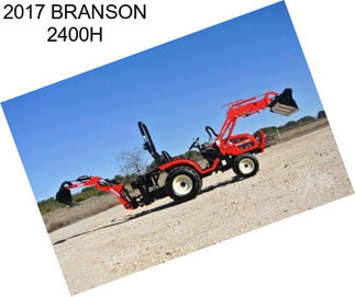 2017 BRANSON 2400H