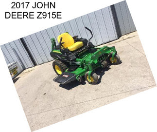 2017 JOHN DEERE Z915E