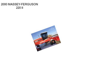 2000 MASSEY-FERGUSON 220 II