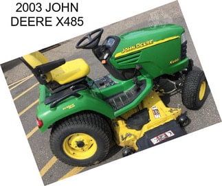 2003 JOHN DEERE X485