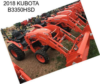 2018 KUBOTA B3350HSD