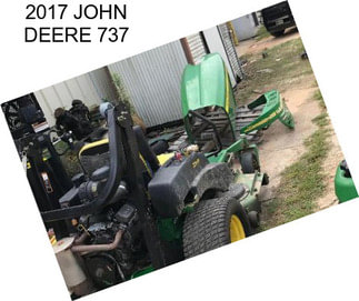 2017 JOHN DEERE 737