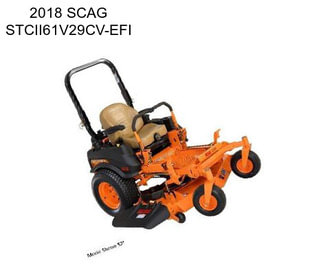 2018 SCAG STCII61V29CV-EFI