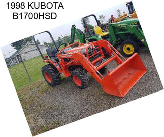 1998 KUBOTA B1700HSD