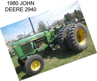 1980 JOHN DEERE 2940