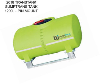 2018 TRANSTANK SUMPTRANS TANK 1200L - PIN MOUNT