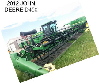 2012 JOHN DEERE D450