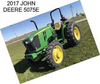 2017 JOHN DEERE 5075E