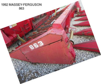 1992 MASSEY-FERGUSON 863