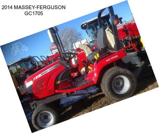 2014 MASSEY-FERGUSON GC1705