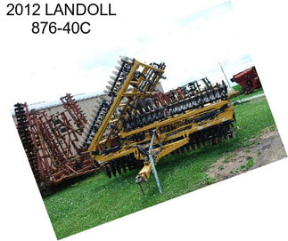 2012 LANDOLL 876-40C