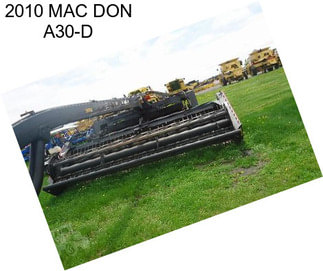 2010 MAC DON A30-D