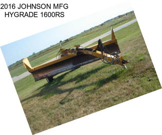 2016 JOHNSON MFG HYGRADE 1600RS