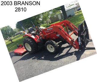 2003 BRANSON 2810