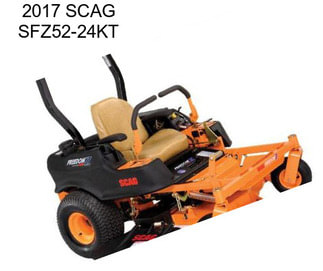 2017 SCAG SFZ52-24KT