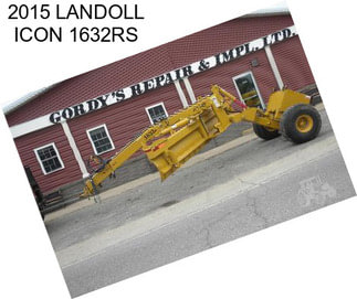 2015 LANDOLL ICON 1632RS