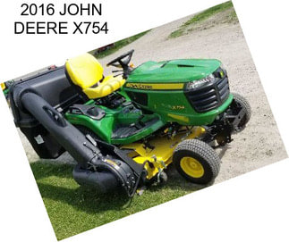 2016 JOHN DEERE X754