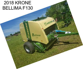 2018 KRONE BELLIMA F130