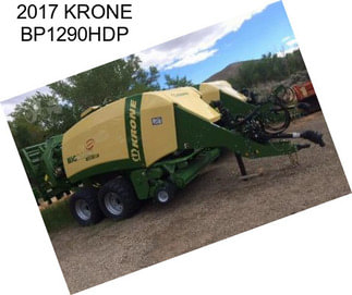 2017 KRONE BP1290HDP