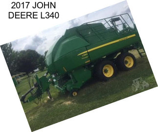 2017 JOHN DEERE L340