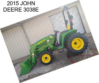 2015 JOHN DEERE 3038E